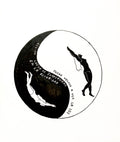 Yin Yang Serigrafía