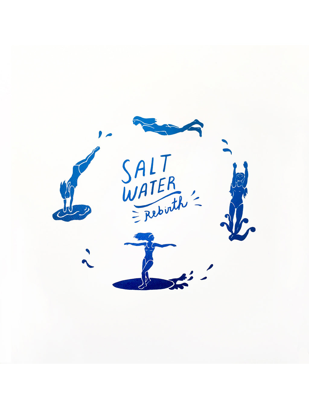 Salt water / Serigrafía 35 x 50 cm